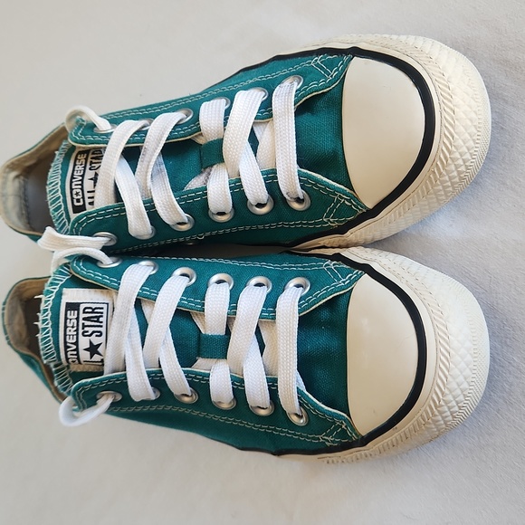 Converse All Star Teal Colour Lace-up Sneakers - W6.5 M4.5 - Picture 7 of 14